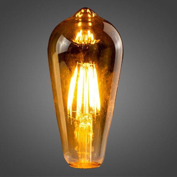 Foco T64 Fil Led Dimeable 6W WW E27 - Imagen 2