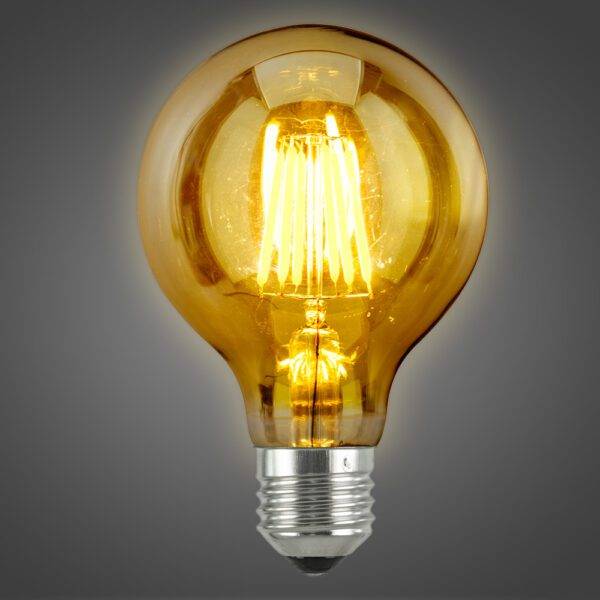 Foco Globo Filamento Led G80 6W WW Atenuable - Imagen 2