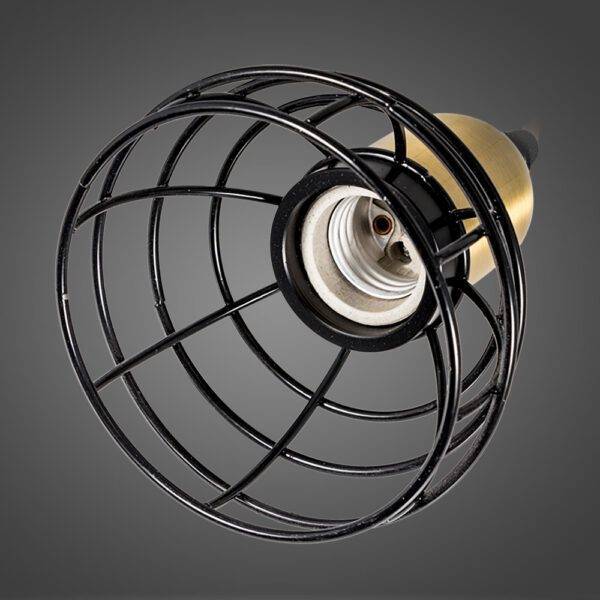 Socket Vintage Rejilla BK E27 Body Bronce - Imagen 2
