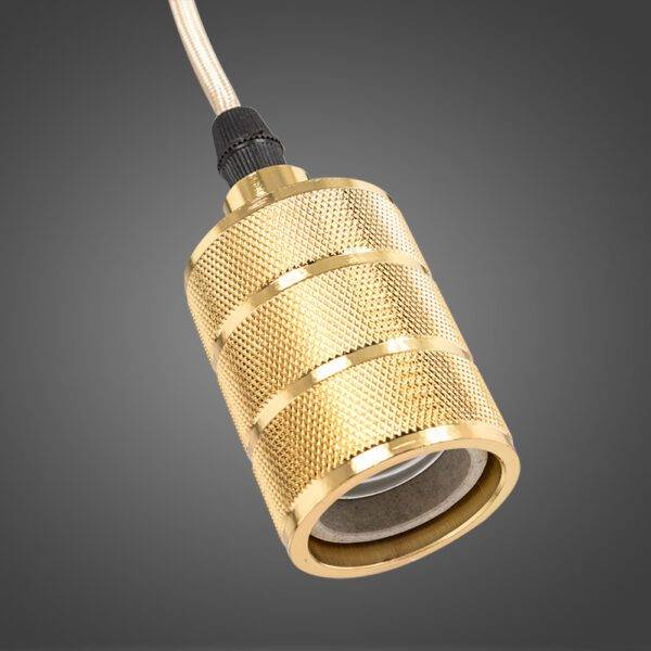 Socket Vintage C/Base E27 Body Gold - Imagen 2