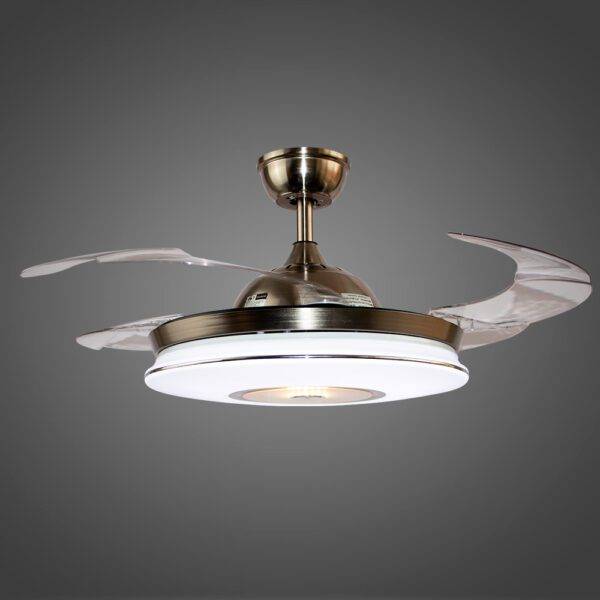 Ventilador con Iluminación Led 3 Pasos, 72W, Grecas S/WH - Imagen 3