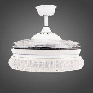 Ventilador con Iluminación Led 3 Pasos 72W, Palmeras WH