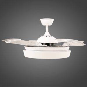 Ventilador con Iluminación Led 3 Pasos  72W, Pantalla WH-G