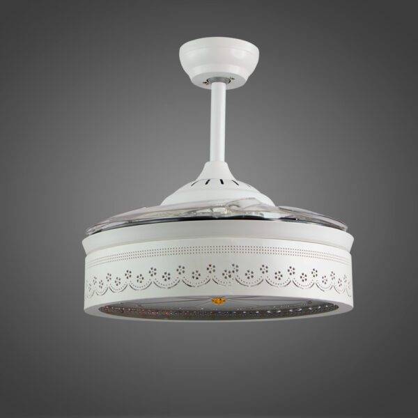 Ventilador con Iluminación Led 3 Pasos 72W, Trebol-6 WH-RT - Imagen 2
