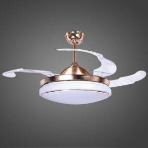 Ventilador con Iluminación Led 3 Pasos 72W, Pantalla White