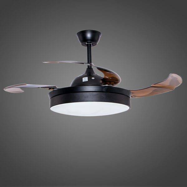 Ventilador con Iluminación Led 3 Pasos 72W, Pantalla WH-BR - Imagen 2