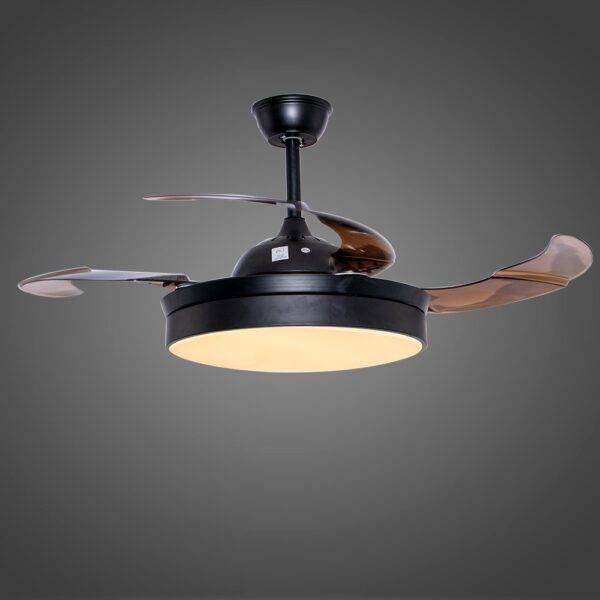 Ventilador con Iluminación Led 3 Pasos 72W, Pantalla WH-BR - Imagen 4