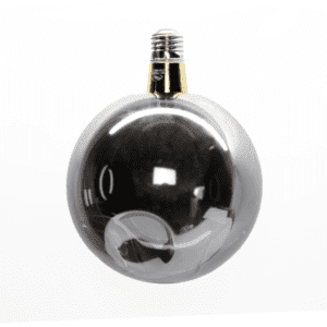 Foco decorativo redondo, cristal smoky gray, 85-265, luz neutra, 3W