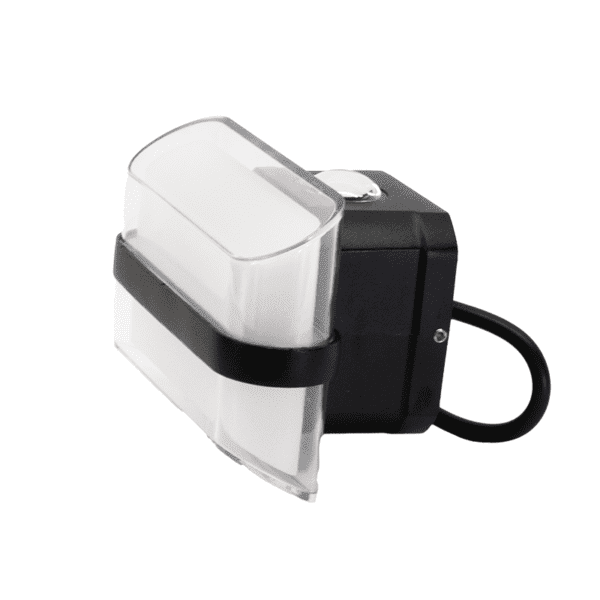 Arbotante rectángulo, color blanco/negro, 2 capas, luz càlida, 85-265, 8W - Imagen 3