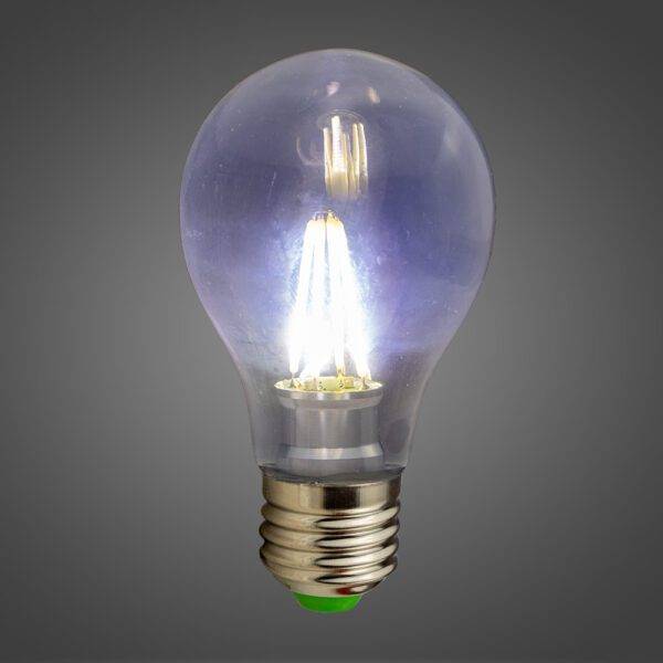 Bulbo E27 Transparente Filamento de Led 4W Blanco Frio - Imagen 2
