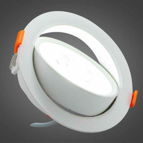 Dir Cob+Lupa 12W CW Blanco C/Clip - Imagen 4