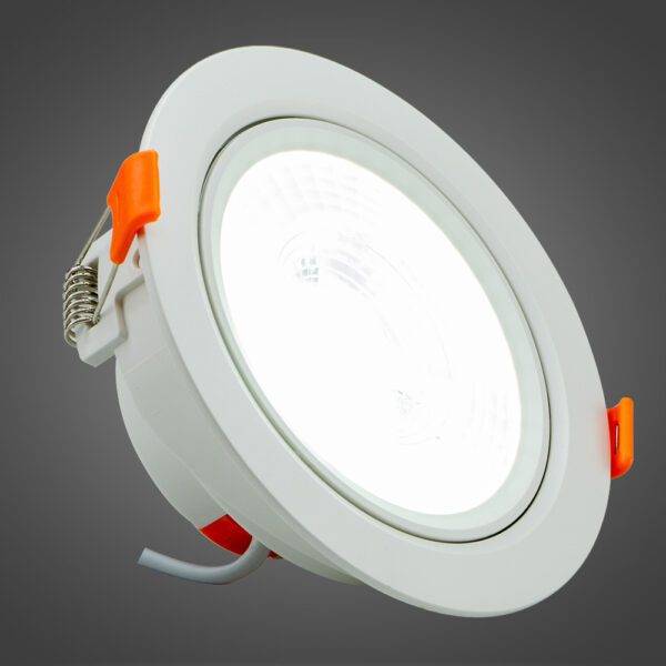 Dir Cob+Lupa 12W CW Blanco C/Clip - Imagen 2