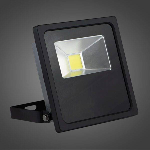 Flood 20W CW Negro IP67, Luz Fría