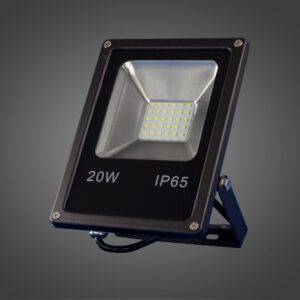 Flood Slim BK 20W B.F. Led SMD, Luz Fría.
