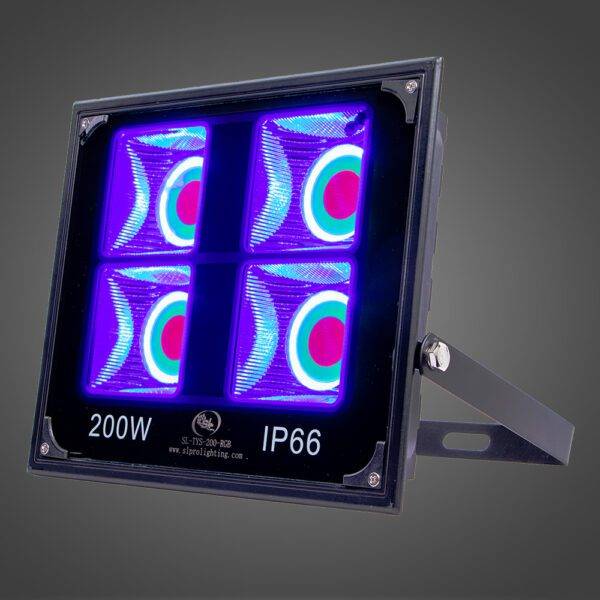 Flood COB Plano 200W RGB C/Control, 85-255V, BK - Imagen 2