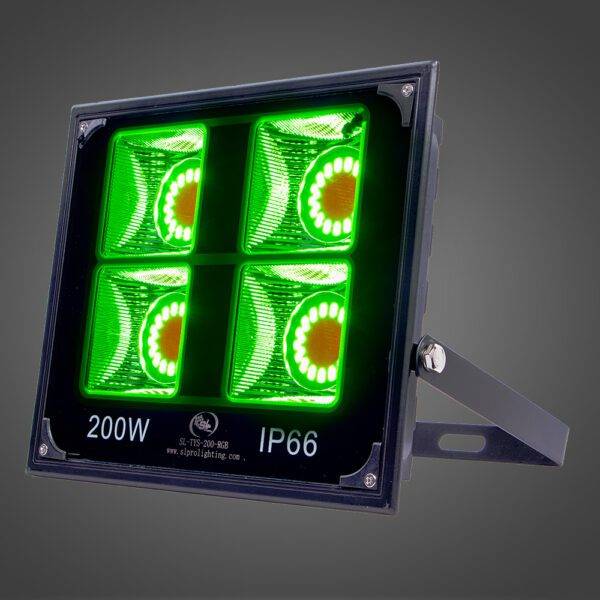 Flood COB Plano 200W RGB C/Control, 85-255V, BK - Imagen 3