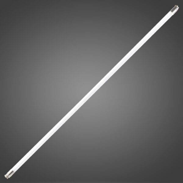 Tubo T8 CW 24W Vidrio C/Tira Led Transparente