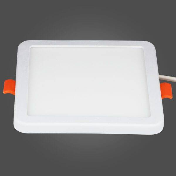 Plafón Slim Cuadrado C/Clip, Luz Fría