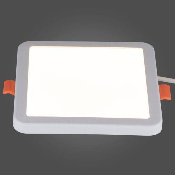 Plafón Slim Cuadrado C/Clip, Luz Fría - Imagen 2