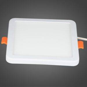 Plafón Slim 8W SQ CW C/Clip