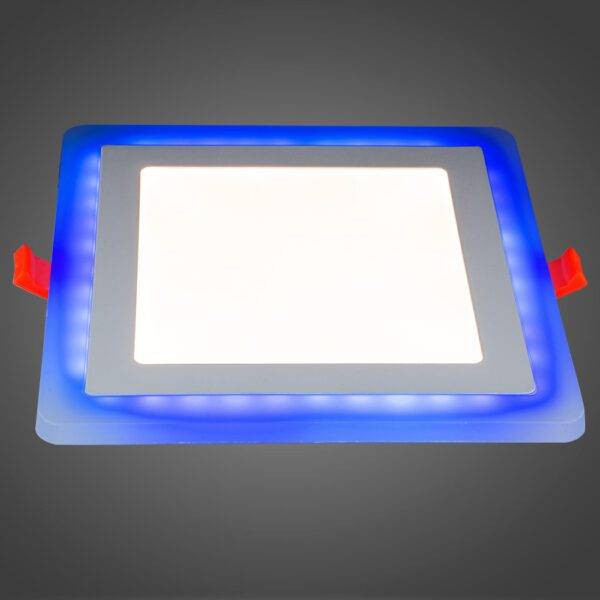 Plafón SQ 12+4W B.Frio+Azul BCO/Clip - Imagen 2