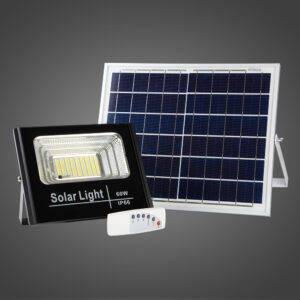 Flood COB 60W B.Frío P-Solar C/Control