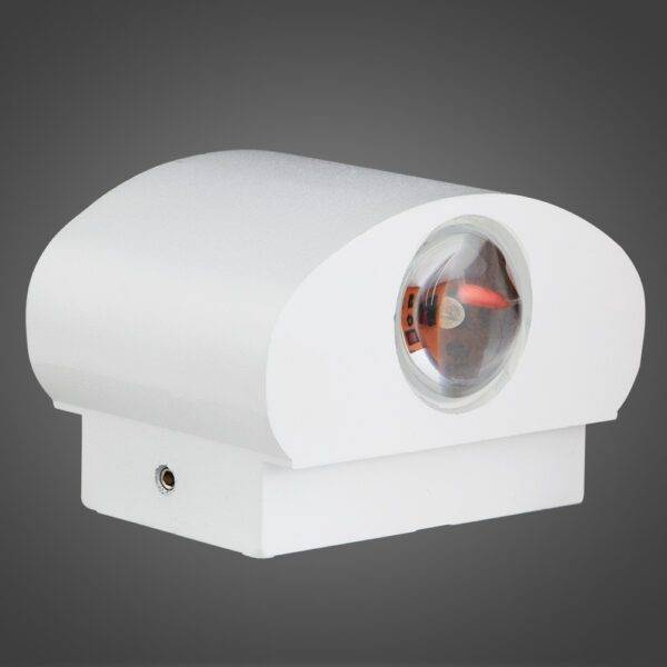 Arbotante Aluminio 2*1W CW White Exterior