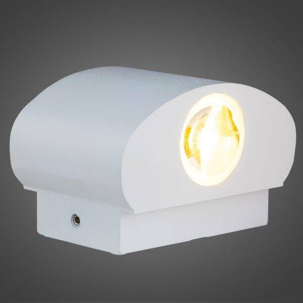 Arbotante Aluminio 2*1W WW White Exterior - Imagen 2