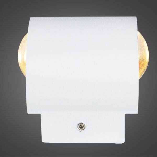 Arbotante Aluminio 2*1W WW White Exterior - Imagen 3