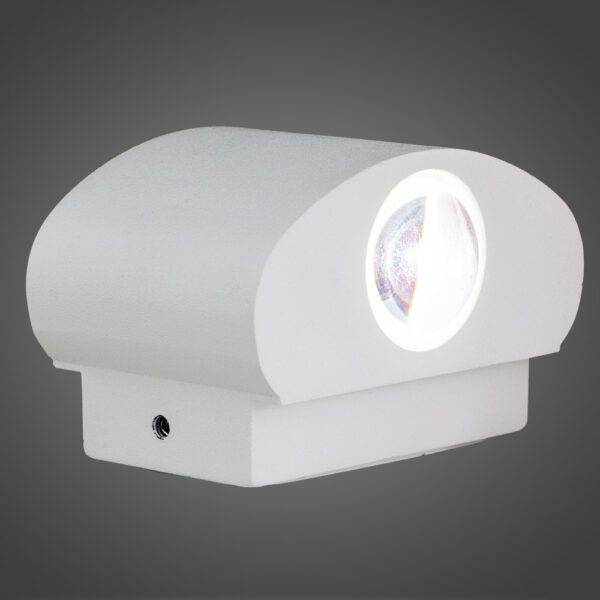 Arbotante Aluminio 2*1W CW White Exterior - Imagen 2