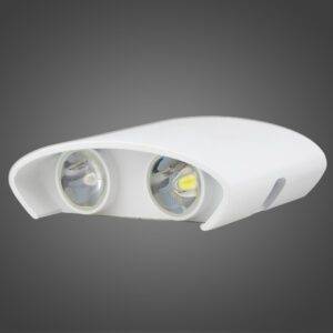 Arbotante Doble Aluminio 4*1W CW WH EXT
