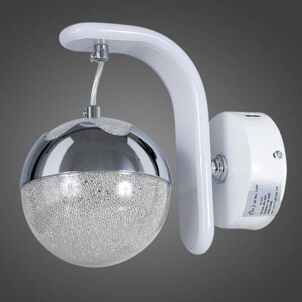 Arbotante Base RD WH/S Esfera 14W 3 Pasos