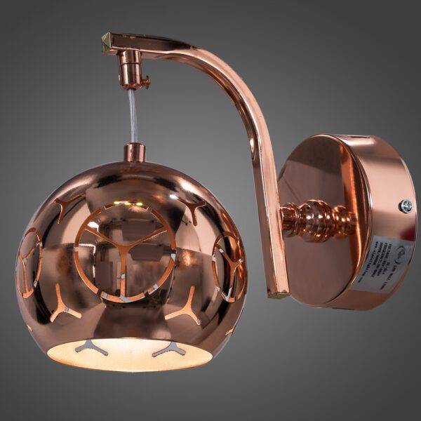 Arbotante Base RD Esfera Cobre 14W 3 Pasos