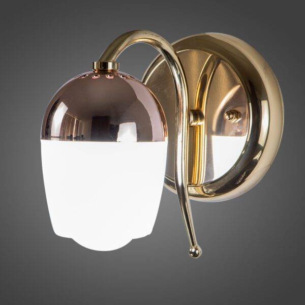 Arbotante Base RD Cobre/WH Nut 5W 3 Pasos