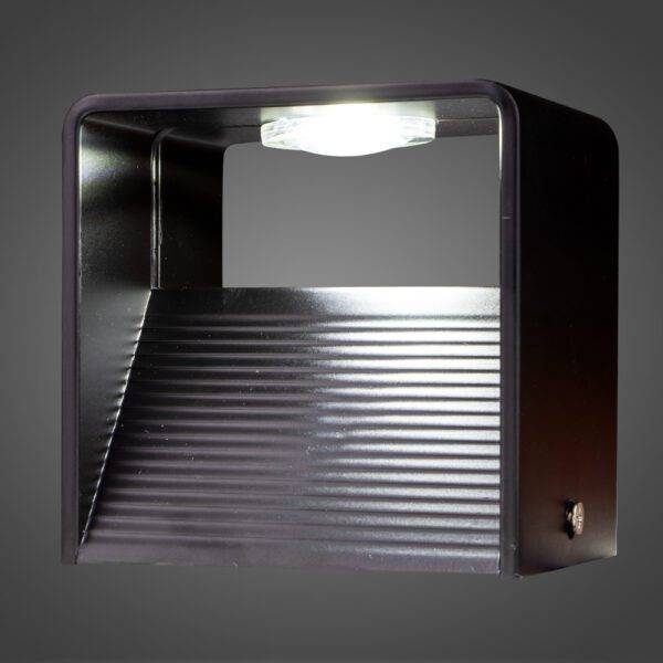 Arbotante Aluminio SQ 5W CW BK Ext - Imagen 2