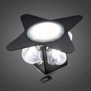 Arbotante Estrella 5W Led BK, Luz Fría