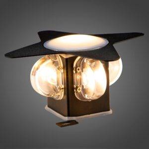Arbotante Estrella 5W Led BK, Luz Cálida