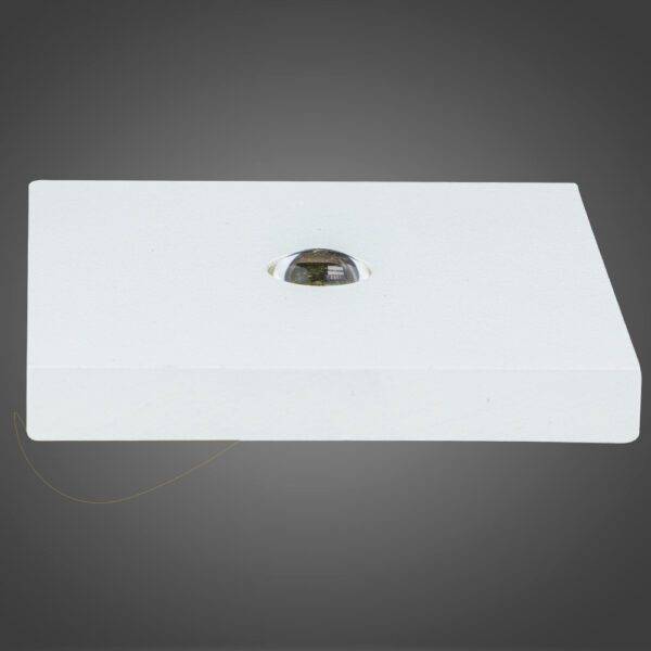 Spot Plano Cerámico SQ 1 Led 3W BCO, Luz fría
