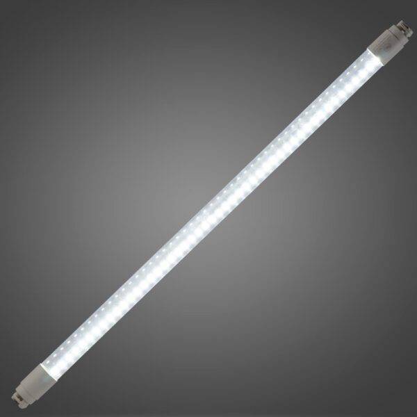 Tubo T8 de 60 cm con tira led, Transparente
