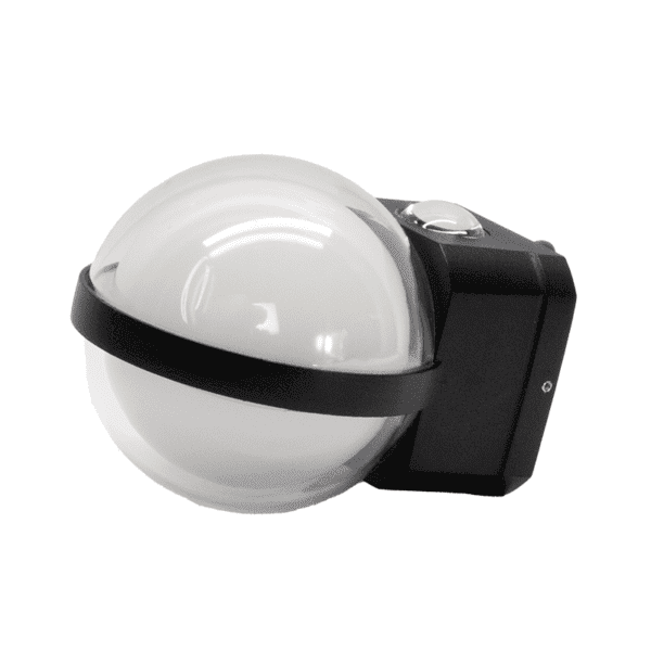 Arbotante elipse, color blanco/negro, 2 capas, luz cálida, 85-265, 11W - Imagen 3