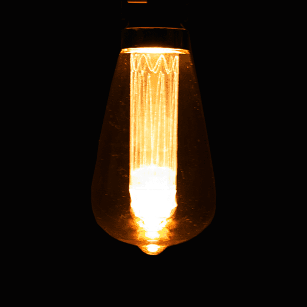 Foco Led de cristal ámbar, cilíndrico LED148, luz cálida de 3W - Imagen 2