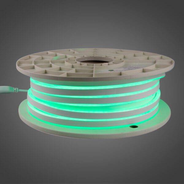 Manguera Led Neón 25mts Verde 2 Vistas