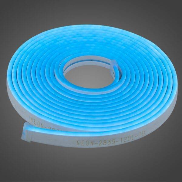 Rollo Neón, 5m, 120 leds/m, 35W, Azul Hielo