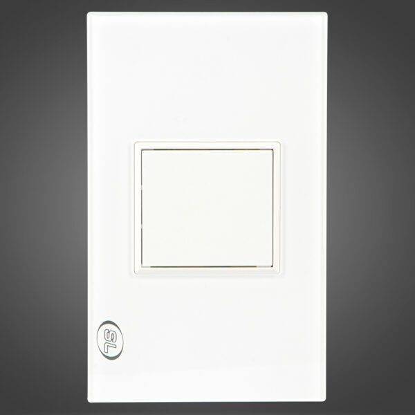 Placa con tres tapones ciegos