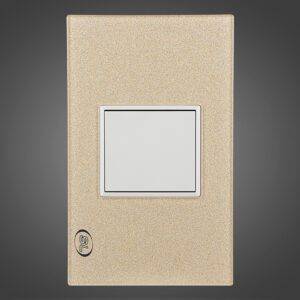 Placa con tres tapones sencillos