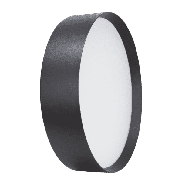 Lámpara de techo de aluminio+acero+acrílico, café oscuro, luz cálida de 40W