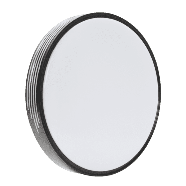 Lampara de techo de acero+acrílico, negro, luz cálida de 24W
