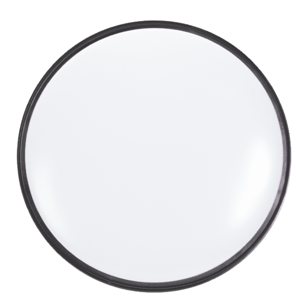 Lampara de techo de acero+acrílico, negro, luz cálida de 24W - Imagen 2