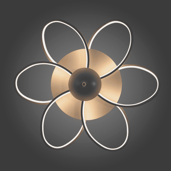 Lámpara de techo tipo flor, pétalos, ww - Imagen 2