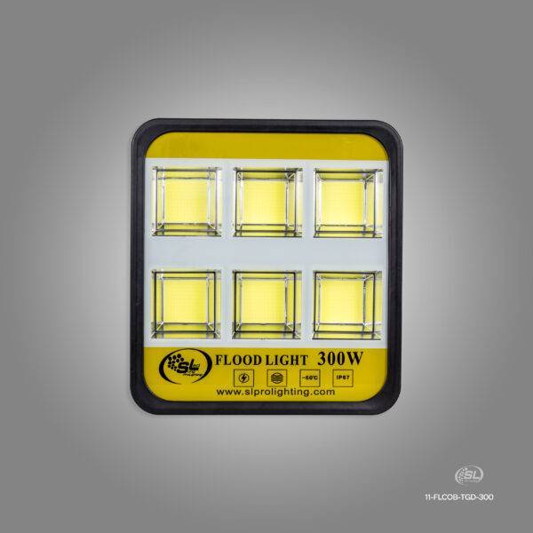 REFLECTOR 300W CW COB 6 SECCIONES BLACK